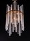 German Gilt Brass and Crystal Glass Chandelier from Palwa, 1960s 6