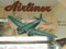 Espejo decorativo de avión de pasajeros, años 50, Imagen 9