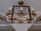 Brass and Copper Chandelier, 1940s, Image 14