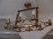 Brass and Copper Chandelier, 1940s 4