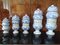 Antique Ceramic Apothecary Containers, Set of 5, Image 4