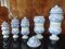 Antique Ceramic Apothecary Containers, Set of 5, Image 10