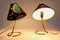 Lámparas de mesa vintage de latón de JT Kalmar, años 50. Juego de 2, Imagen 8