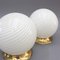 Murano Glass Globe Table Lamps, 1950s, Set of 2 4