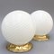 Murano Glass Globe Table Lamps, 1950s, Set of 2 5