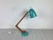 Mid-Century Turquoise Maclamp Table Lamp by Terence Conran for Habitat, 1950s 2