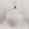 Weiße Vintage Keramiklampe von Maison Chaumette 2