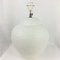 Vintage White Ceramic Table Lamp by Maison Chaumette, Image 3