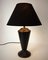 Black Ceramic Table Lamp, 1950s, Image 9