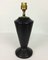 Black Ceramic Table Lamp, 1950s, Image 2