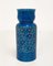 Vaso in ceramica blu di Aldo Londi per Bitossi, anni '60, Immagine 1