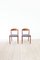 Teak Dining Chairs by Harbo Solvsten & Knud Andersen for J.C.A. Jensen, 1960s, Set of 2 1
