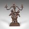 Bronze Victorian Style Candleholder, 1960s 2