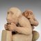 English Stone Sitting Macaques Sculpture from Dominic Hurley, 1980s 5