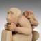 Sculpture de Macaques Assise en Pierre de Dominic Hurley, Royaume-Uni, années 80 5
