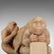 English Stone Sitting Macaques Sculpture from Dominic Hurley, 1980s 6