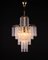 Hollywood Regency Gilt Brass and Crystal Chandelier by Christoph Palme for Palwa, 1960s 2