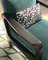 Art Deco Sttyle Black Ebony Finish and Ribbed Velvet Atena Dining Chair by Casa Botelho 9