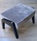 Art Deco Style Black Ebony, Grey Ribbed Velvet, and Beech Ottoman by Casa Botelho 7