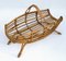 Bamboo and Rattan Magazine Rack by Franco Albini, 1960s 4