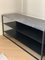 Black Powder Coated and Marble Eros TV Console Table by Casa Botelho 3