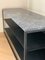 Black Powder Coated and Marble Eros TV Console Table by Casa Botelho 4