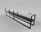 Black Powder Coated and Marble Eros Console Table by Casa Botelho 4