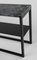 Black Powder Coated and Marble Eros Console Table by Casa Botelho 7