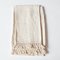 Linen Bath Towels With Short Fringe by Once Milano, Set of 2 3