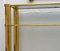Mid-Century Italian Brass Console Table and Mirror Set, 1970s, Image 5