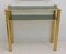 Mid-Century Italian Brass Console Table and Mirror Set, 1970s, Image 2