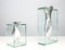Sculptural Aluminium & Glass Vases, 1980s, Set of 2 8