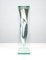 Skulpturale Vasen aus Aluminium & Glas, 1980er, 2er Set 4