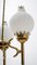Mid-Century Brass and Opaline Glass Ceiling Lamp by Angelo Lelli for Arredoluce, 1950s 9