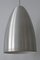 Lámpara colgante alemana grande de aluminio, años 70, Imagen 10