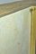 Mueble de pared de marquetería con cuentas de oro, piedra negra, latón y cristal blanco de François-Xavier Turrou para Ginger Brown, Imagen 3