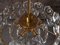 Lampadario in cristallo placcato in oro di Kinkeldey, Germania, anni '60, Immagine 11