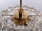 German Gold-Plated Crystal Chandelier from Kinkeldey, 1960s, Image 13