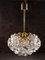 German Gold-Plated Crystal Chandelier from Kinkeldey, 1960s, Image 2