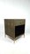 Faux-Shagreen Embossed Resin, Brass Patina, and Brass Nightstands from Ginger Brown, Set of 2 3