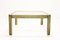 Brutalist Cast Brass Model T09 Embassy Coffee Table by Peter Ghyczy, 1970s, Image 1