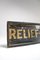 Large Reverse Painted Glass Sign, 1930s 7