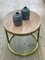 Modern Diana Round Coffee Table With Brass Tint and Marble by Casa Botelho 2