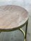 Modern Diana Round Coffee Table With Brass Tint and Marble by Casa Botelho 4