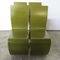 Vintage Green Plywood Dining Chairs, 1960s, Set of 4, Image 3
