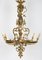 Antique Napoleon III Gilded Bronze Chandelier 1