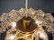 Lampadario in cristallo e ottone placcato in oro di Kinkeldey, anni '60, Immagine 10