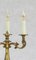 French Louis XV Revival Gilded Bronze Candelabra Table Lamps, 1950s, Set of 2 4