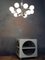 Lampada da soffitto Sputnik Space Age in vetro e metallo cromato di Kaiser Idell / Kaiser Leuchten, Germania, anni '70, Immagine 2