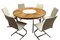 Tavolo da pranzo vintage in palissandro e sedie di Richard Young per Merrow Associates, anni '60, set di 7, Immagine 1